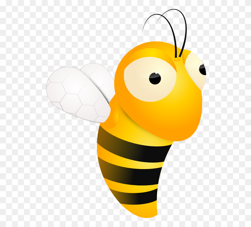 540x700 This Large Bee Clip Art Is - Clipart Review