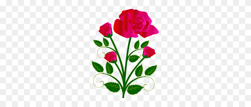 225x300 This Nice Red Roses Clip Art - Red Rose Clip Art