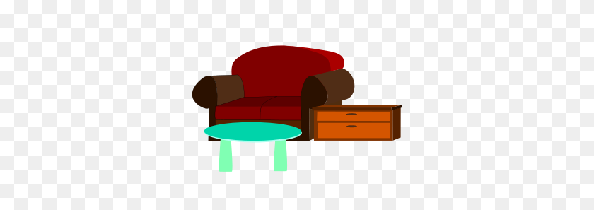 347x237 This Set Of Furniture Clip Art - Set Table Clipart