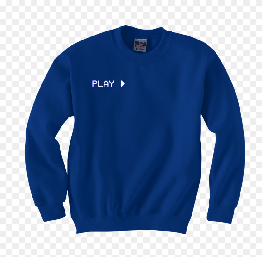 1000x981 This Stylish Sweater Is Available In Two Colors, The Vcr Blue - Vcr PNG