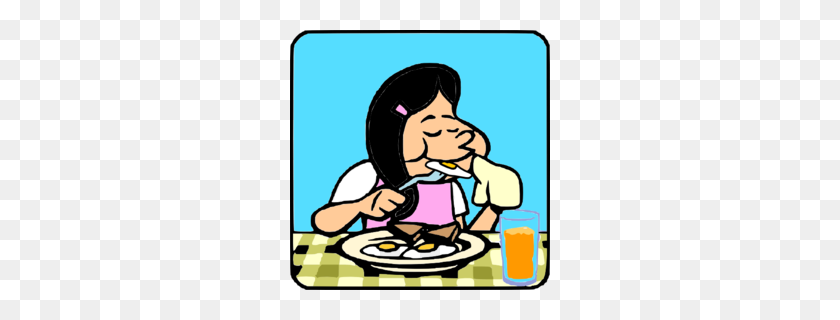 260x260 Thistle Girl Lunch Clipart - Lunch With Teacher Clipart