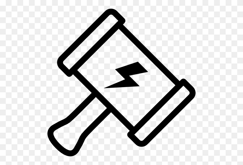512x512 Thor Hammer Icon Free Image - Thor Hammer PNG