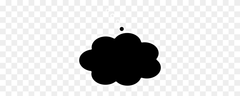 298x276 Thought Bubble Png, Clip Art For Web - Thought Cloud PNG