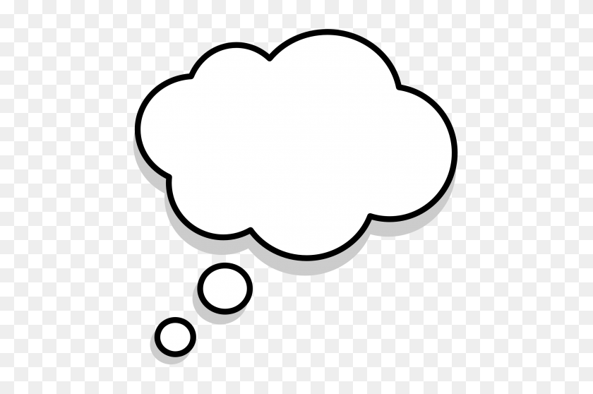 500x498 Thought Bubble Png Transparent Image - PNG Thought Bubble