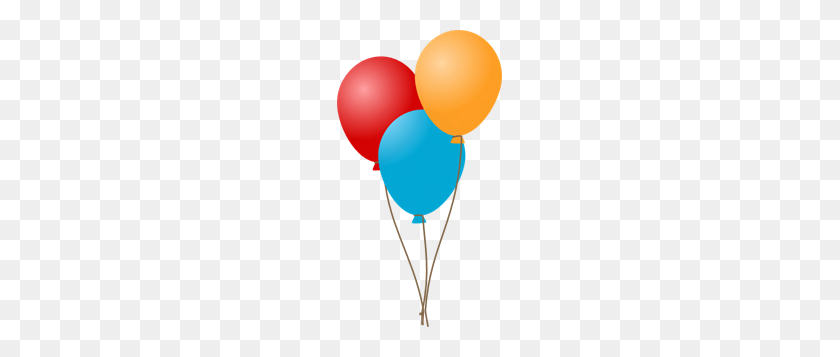 165x297 Three Balloons Png, Clip Art For Web - Blue Balloons PNG