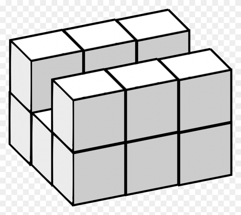 847x750 Three Dimensional Space Cube Geometry Five Dimensional Space Free - Cubicle Clipart