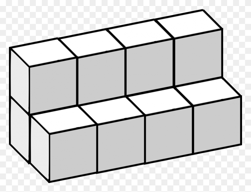 1004x750 Трехмерное Пространство Пятимерное Пространство Кубик Рубика Бесплатно - Куб Клипарт Черный И Белый