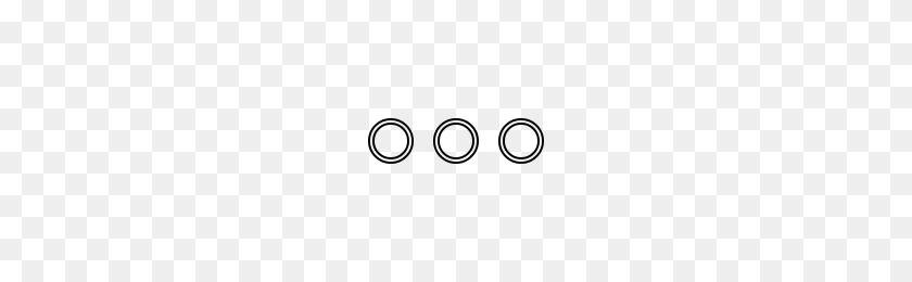 200x200 Three Dots Icons Noun Project - White Dots PNG