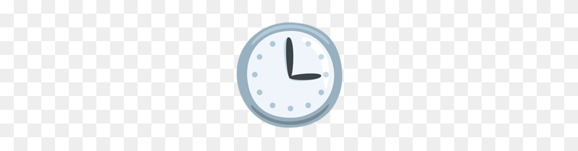 160x160 Three O'clock Emoji On Messenger - Clock Emoji PNG