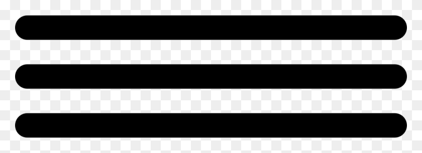 980x308 Three Stripes Horiz Png Icon Free Download - White Stripes PNG