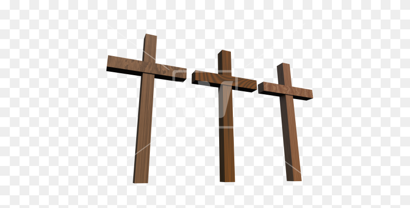 550x366 Three Wooden Crosses - Wooden Cross PNG