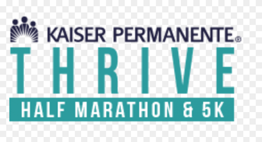 800x407 Thrive Half Marathon - Logotipo De Kaiser Permanente Png