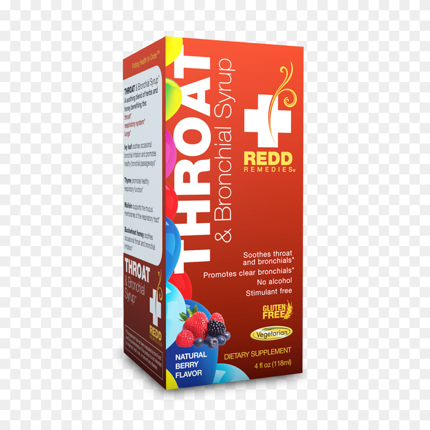 1000x1000 Throat Bronchial Syrup Redd Remedies - Syrup PNG