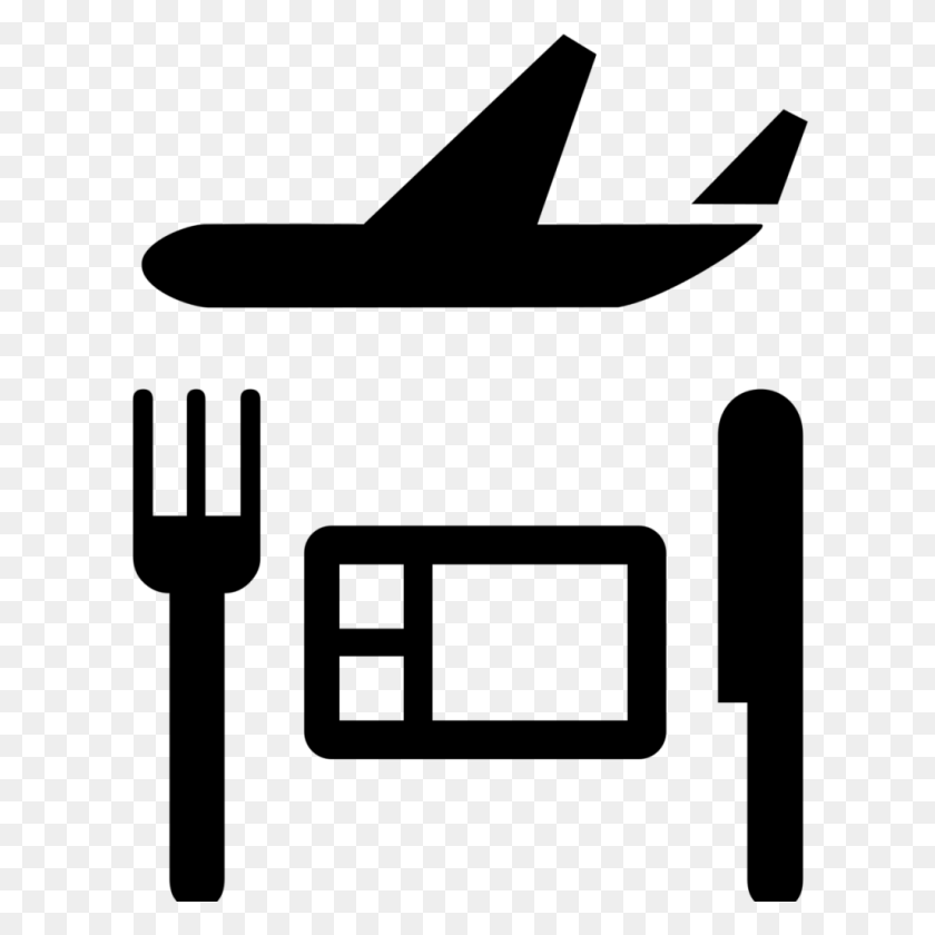 1024x1024 Throwback A History Of Airline Food - Airplane Ticket Clipart