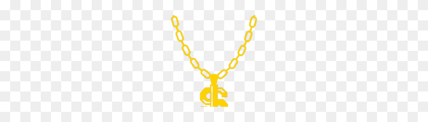 180x180 Thug Life Gold Chain - Gold Chain PNG
