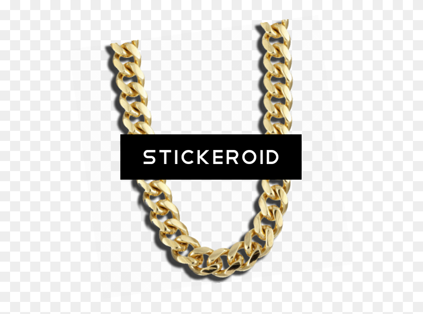 563x564 Thug Life Gold Chain Png Clipart - Gold Chain PNG