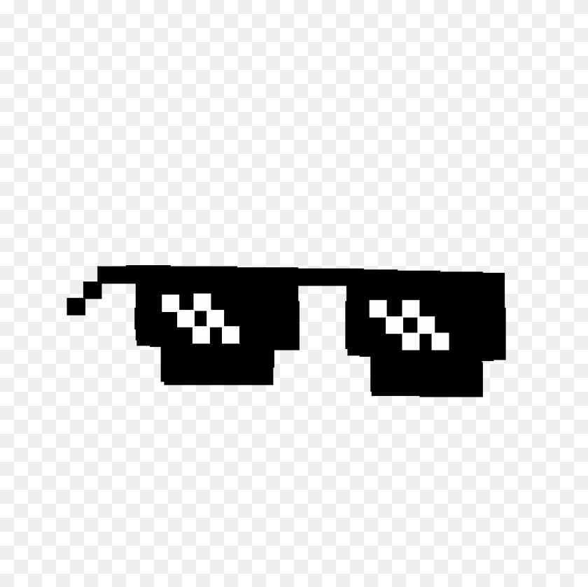 1000x1000 Thug Life Png Images Free Download - Pixel Glasses PNG
