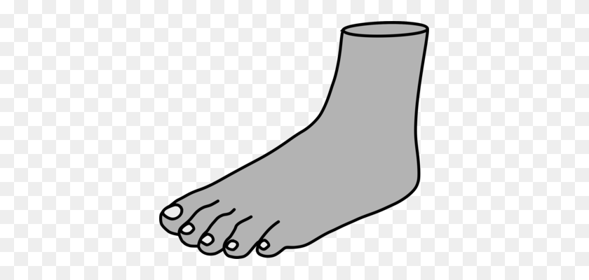 385x340 Thumb Foot Sole Shoe Finger - Ankle Clipart