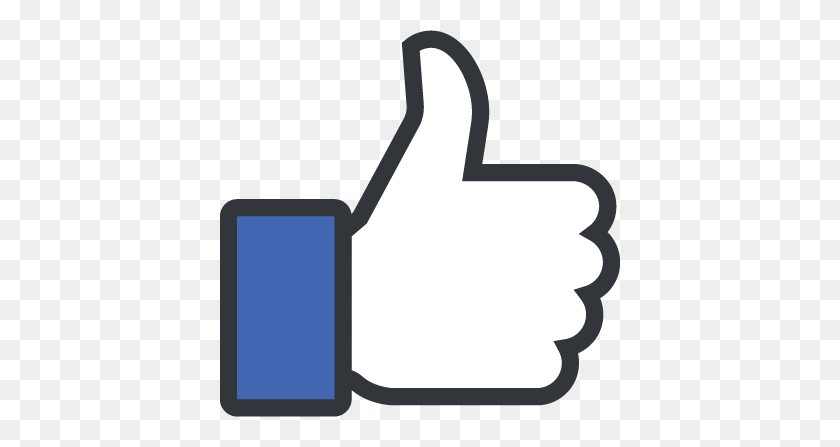 400x387 Thumb Icon - Facebook Logo PNG Transparent