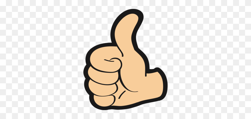282x340 Thumb Signal Gesture Computer Icons Document - Thumbs Up Clipart Free