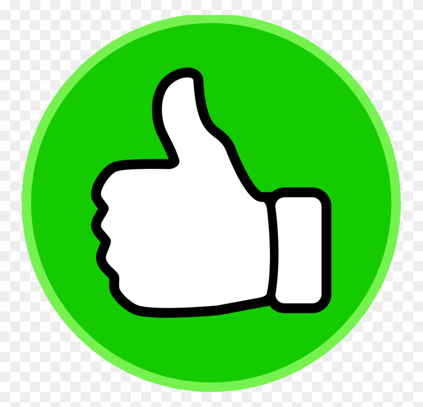 753x750 Thumb Signal Smiley Facebook Document - Facebook Thumbs Up PNG