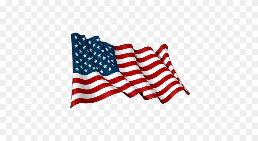 400x400 Thumb Up American Flag Transparent Png - Waving American Flag Clip Art