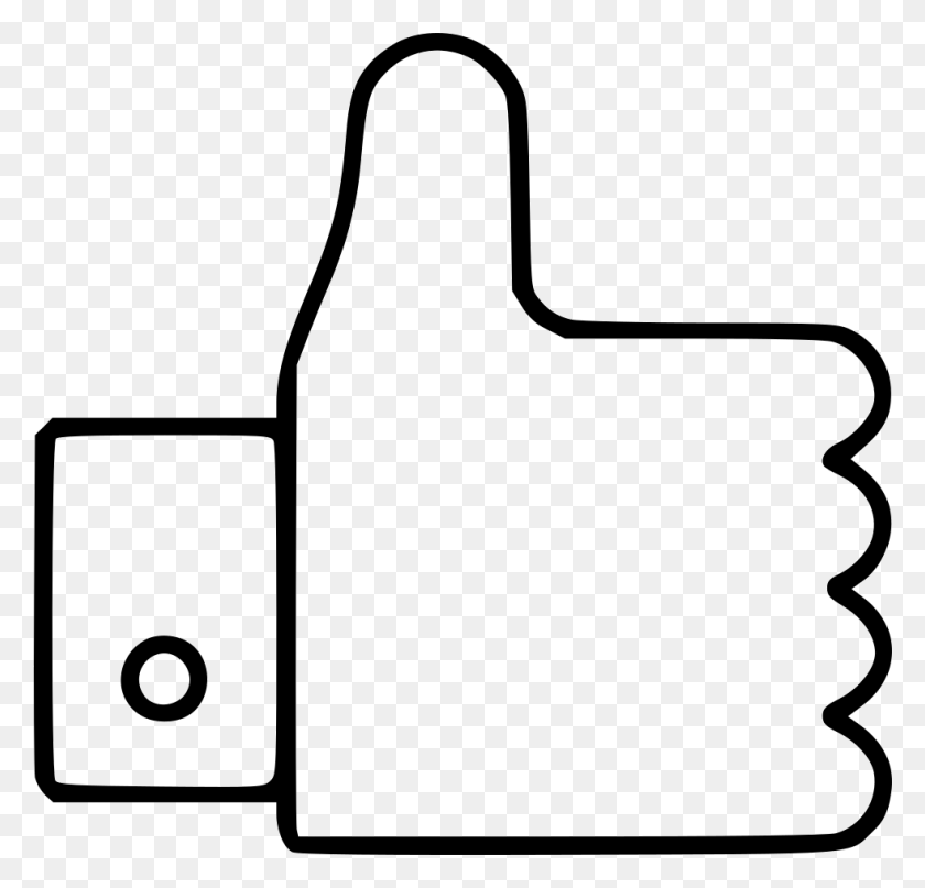 981x940 Thumb Up Finger Like Success Okay Cool Good Png Icon Free - Thumbs Up Icon PNG
