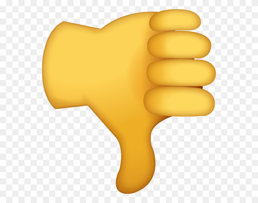 566x600 Thumbs Down Emoji - Thumbs Down Emoji PNG