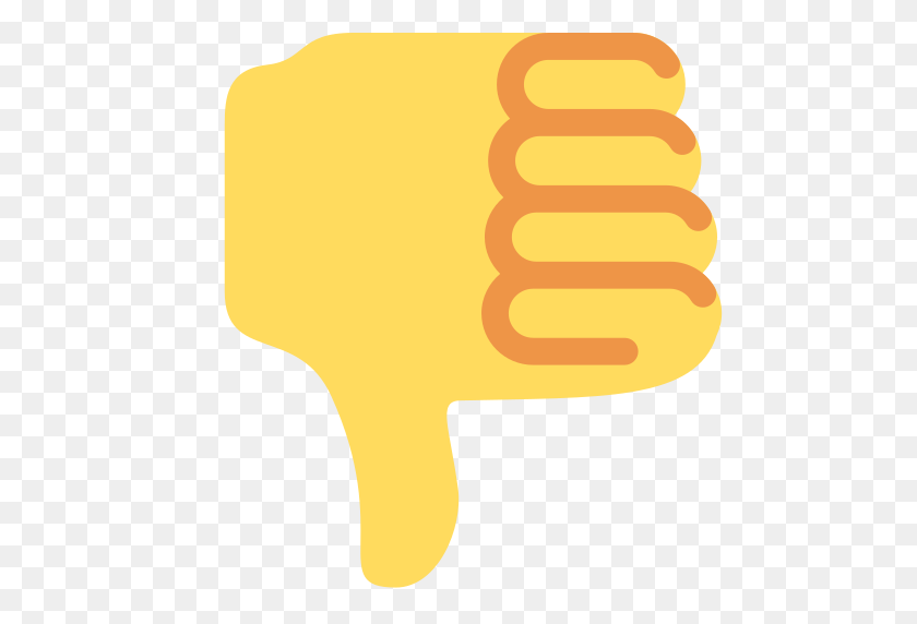 512x512 Thumbs Down Emoji Dislike Copy Paste Get Meaning Images - Thumbs Down Emoji PNG