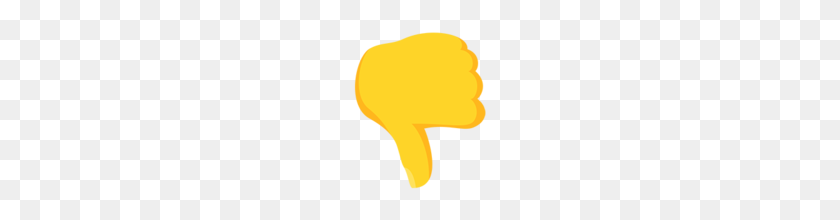 160x160 Thumbs Down Emoji On Messenger - Thumbs Down Emoji PNG