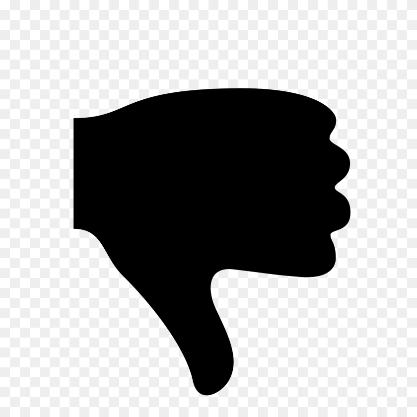 1600x1600 Thumbs Down Icon - Thumbs Down Emoji PNG