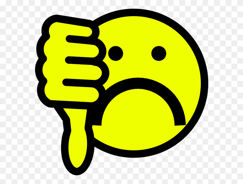 600x576 Thumbs Down Smiley Clipart - Bad Clipart