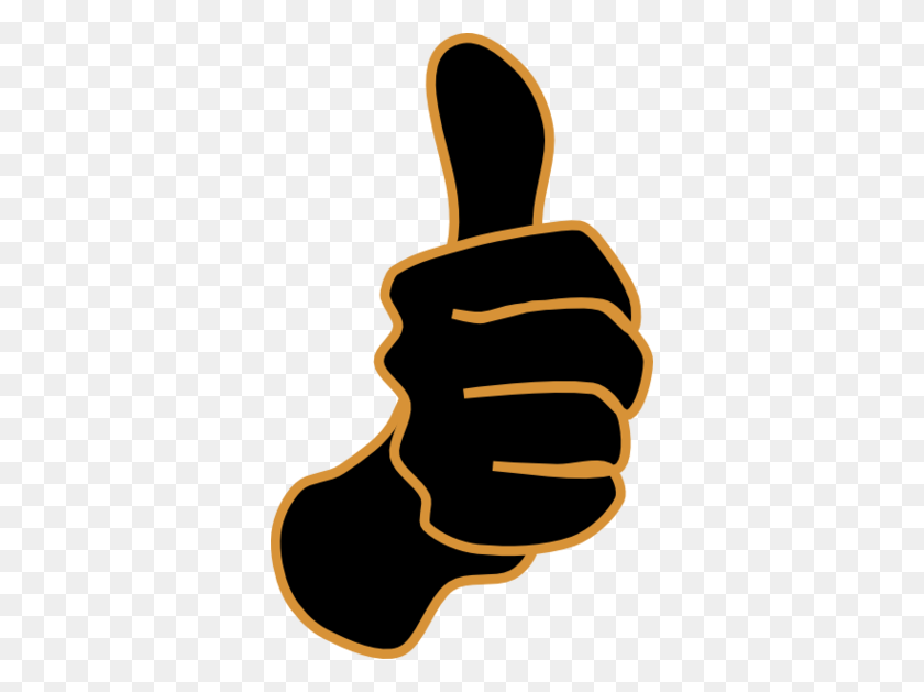 348x569 Thumbs Up Black Clipart Free To Use Clip Art Resource - Thumbs Up Clipart Free
