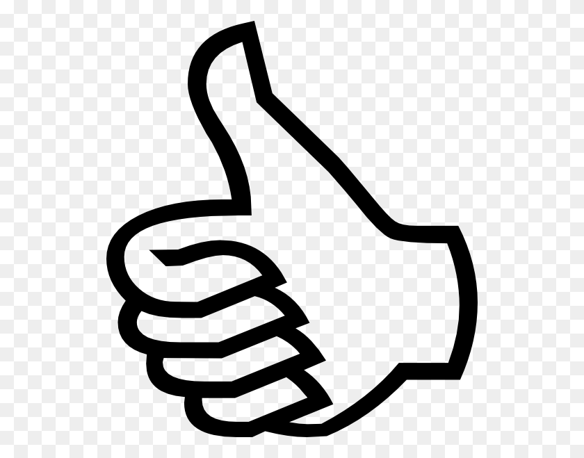 534x599 Thumbs Up Clip Art - Clipart Conclusion