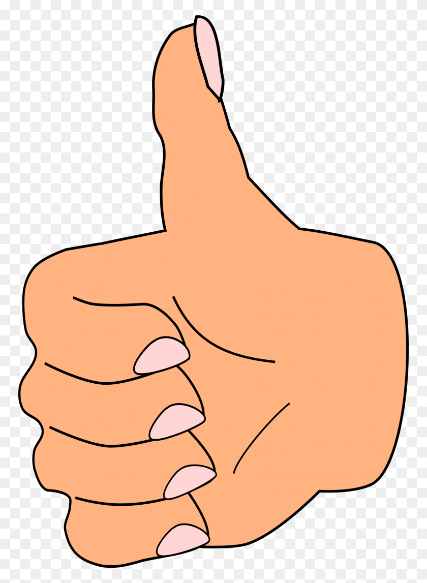 1721x2400 Thumbs Up Clipart - Two Thumbs Up Clipart