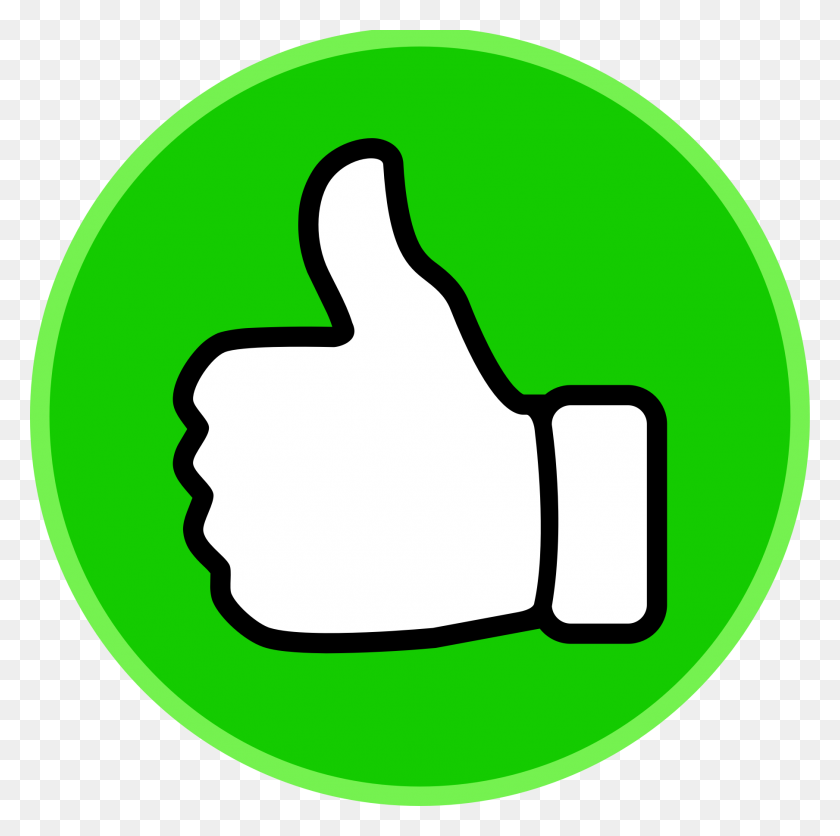 1809x1802 Thumbs Up Clipart - Clipart For Email Signatures