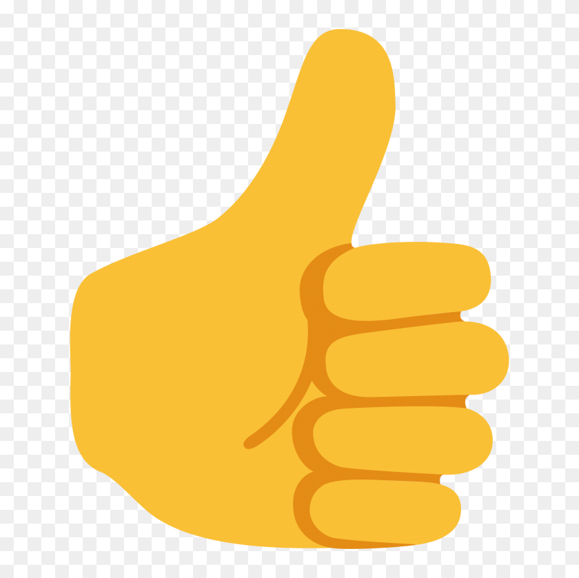 2000x2000 Thumbs Up Emoji - Thumb Up PNG