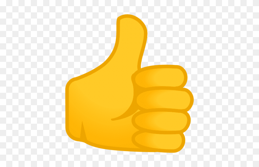 480x480 Thumbs Up Emoji Android Oreo Png - Oreo PNG