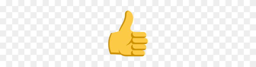 160x160 Большие Пальцы Руки Вверх Emoji На Emojione - Большие Пальцы Руки Вверх Emoji Png