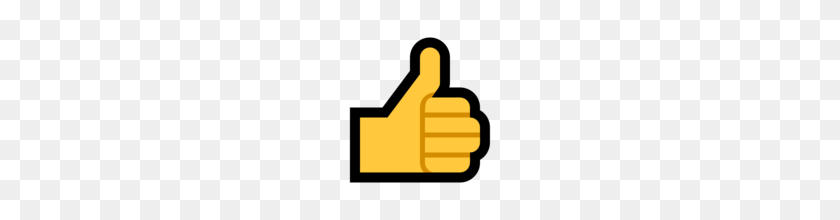 160x160 Thumbs Up Emoji On Microsoft Windows Anniversary Update - Thumbs Up Emoji PNG