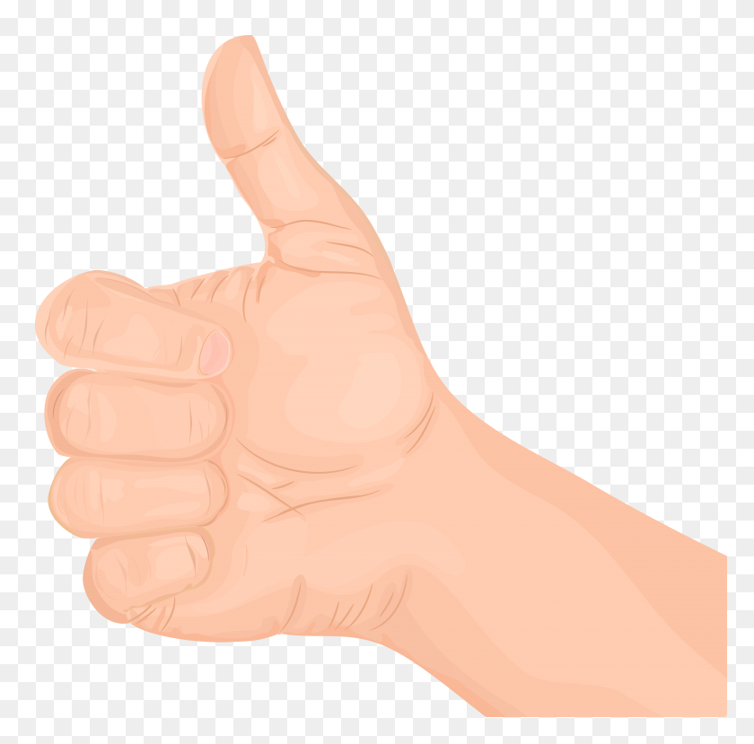 8000x7897 Thumbs Up Hand Gesture Transparent Png Clip Gallery - Thumbs Up PNG