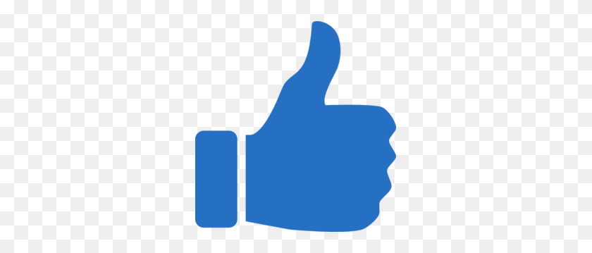 285x299 Thumbs Up Icon Blue Clipart - Thumbs Up Clipart