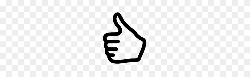 200x200 Thumbs Up Iconos Sustantivo Proyecto - Thumbs Up Png
