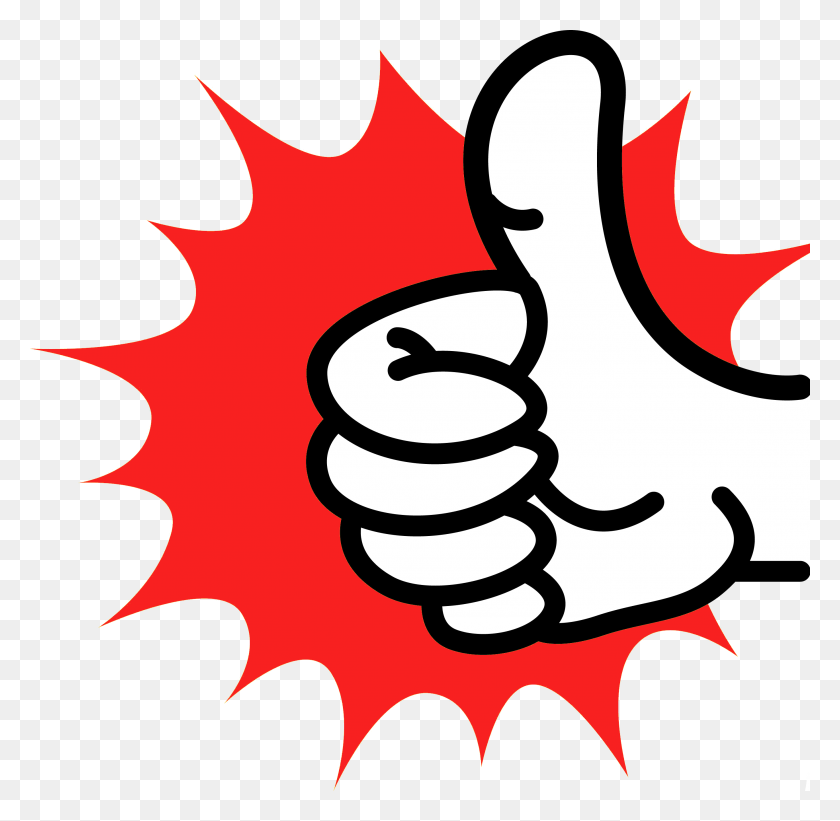 2739x2674 Thumbs Up Png Clipart - Thumbs Up PNG