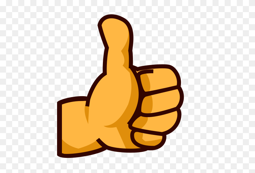 512x512 Thumbs Up Sign Emoji For Facebook, Email Sms Id Emoji - Thumbs Down Emoji Png