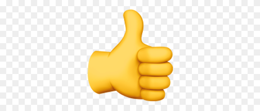 300x300 Thumbs Up Sign Emojis !!! Emoji, Smiley - Pulgar Hacia Arriba Emoji Png