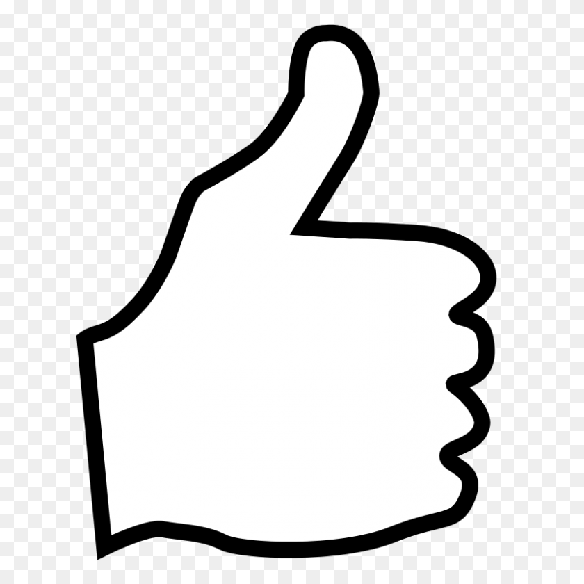 800x800 Thumbs Up Thumb Clipart Clipart - Thumbs Up Clipart Free