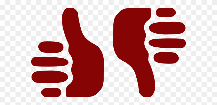 600x350 Thumbs Up Thumbs Down Clip Art - Thumbs Down Emoji PNG
