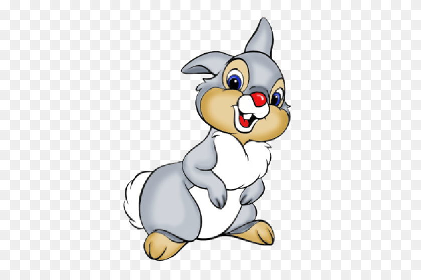 500x500 Thumper Rabbit Clip Art - Thumper Clipart
