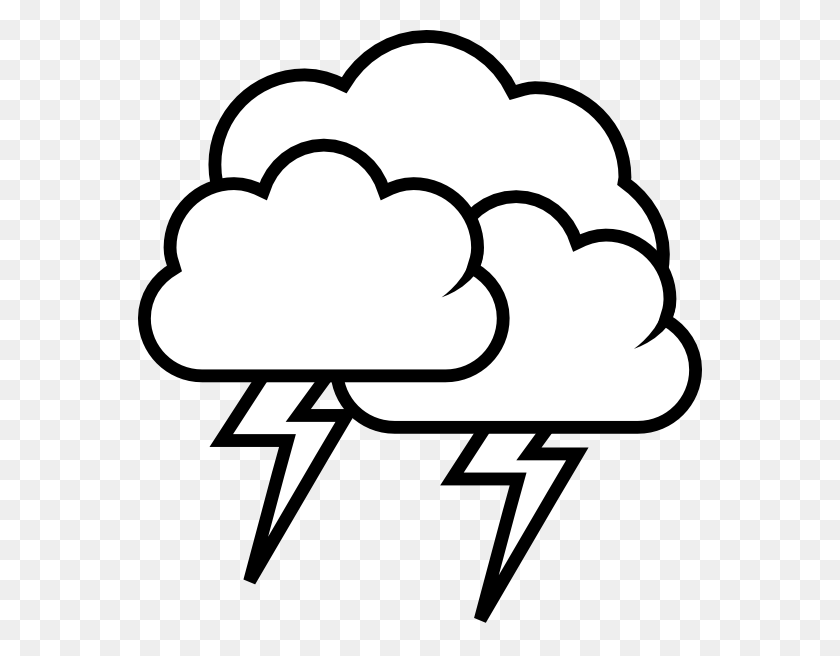 564x596 Thunder Clipart Severe Weather - Tornado Clipart